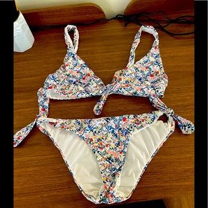 Jcrew flower swimsuit